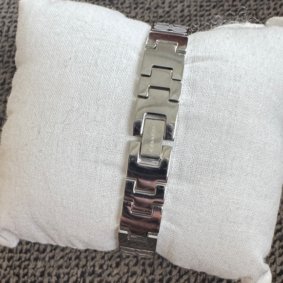 Coach Silver Rectangular Watch with Box. Never been worn. - Picture 3 of 4